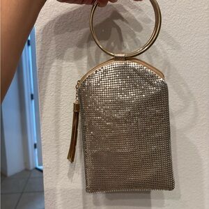 Elegant Silver Evening Bag